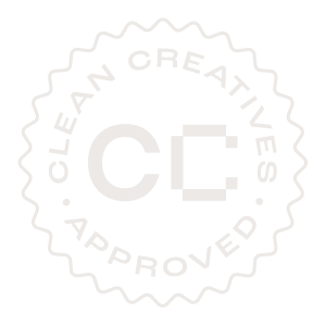 Clean Creatives white logo.